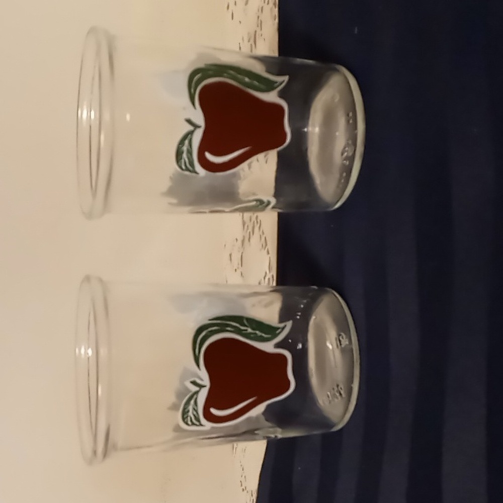 Bama vintage jelly glasses (Pair)